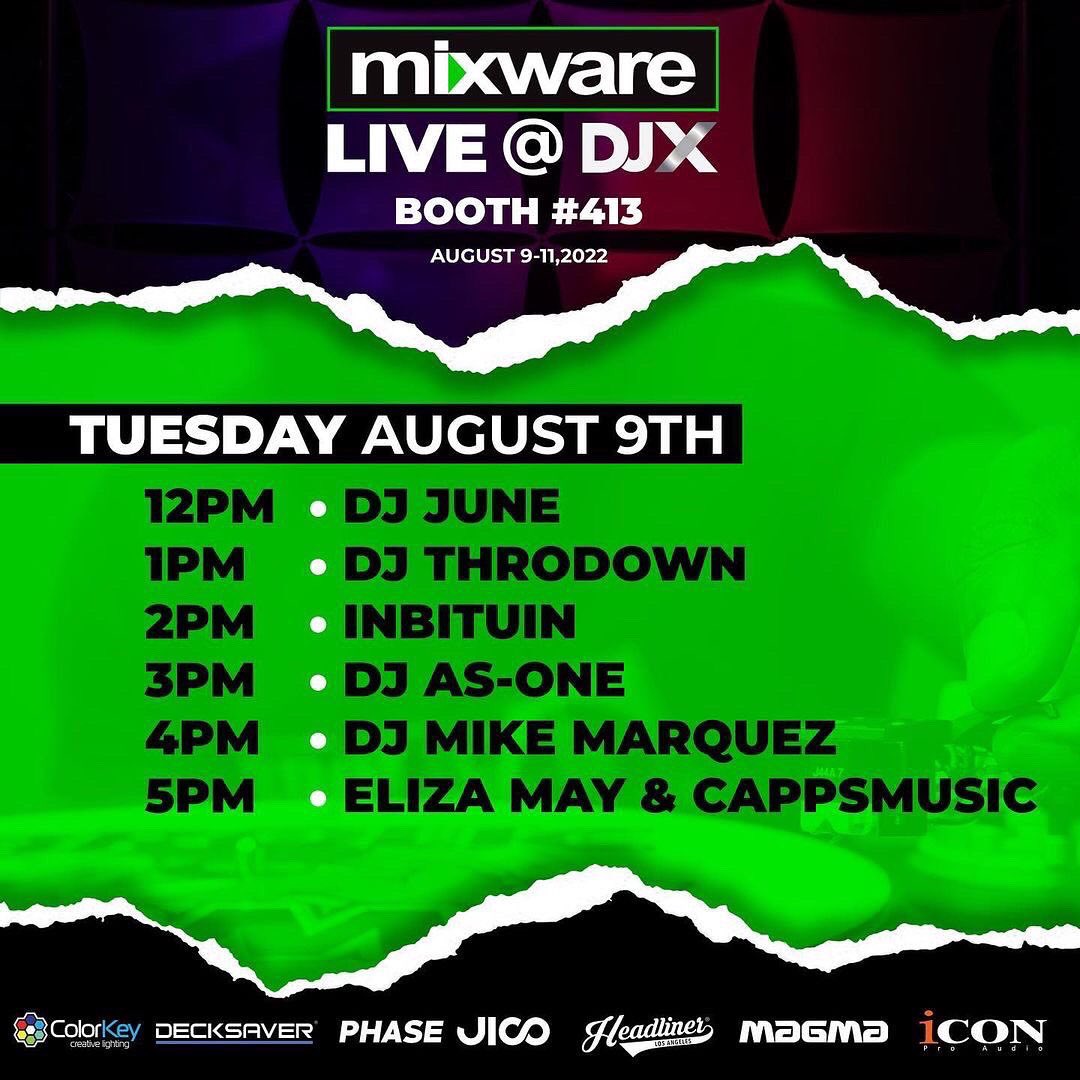 JICO_INT's tweet photo. Don't miss out on the DJX Show (DJ Expo) from August 8 -11
Mixware will be showcasing the JICO CUSTOM SHOP products alongside
many other famous brands
@mixware
@DJExpo_
INFO: https://t.co/rFuazuPEJB
#jico #mixware #DJX2022 #djexpo #DJX #djexpo2022 #turntablism https://t.co/wJjR5SaPni