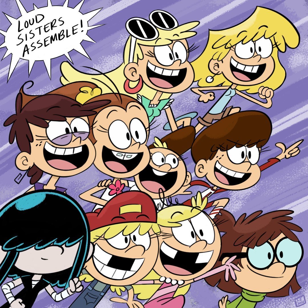 Happy National Sisters Day!👩👧
#TheLoudHouse #ラウドハウス #NationalSistersDay