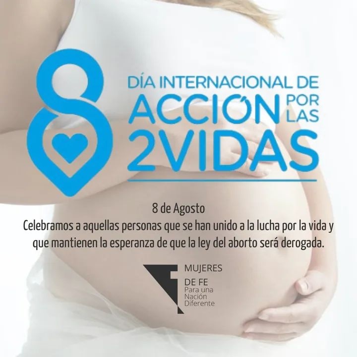 #8APorLaVida
"Este #8A queremos celebrar el Día Internacional de Acción por las 2 Vidas, convencidos de que la mejor forma de superar la falsa dialéctica que plantea el aborto, entre salvar la vida de una u otra persona, es salvar LAS DOS VIDAS" Compromiso Social <a href="/vivicanosaok/">Viviana Canosa</a>