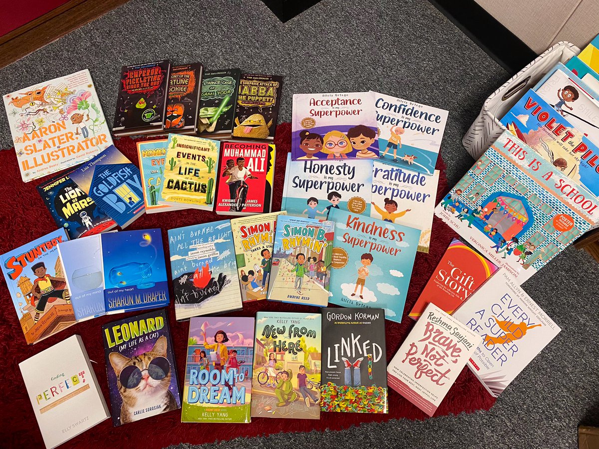 Dr. Kas Nelson (@kasnelson) on Twitter photo I was listening 👂🏻when leaders were talking about all of THE BOOKS at #Naesp22! Thank you, <a href="/PrincipalGarden/">Liz Garden</a>, <a href="/BlossJulie/">Julie Bloss</a>, <a href="/GustafsonBrad/">Dr. Brad Gustafson</a>, @DrRachaelGeorge, & <a href="/Scholastic/">Scholastic</a> for suggesting these & more! We’re gettin’ our Read ON @ VES! 📚❤️🌟 I was listening 👂🏻when leaders were talking about all of THE BOOKS at #Naesp22! Thank you, <a href="/PrincipalGarden/">Liz Garden</a>, <a href="/BlossJulie/">Julie Bloss</a>, <a href="/GustafsonBrad/">Dr. Brad Gustafson</a>, @DrRachaelGeorge, & <a href="/Scholastic/">Scholastic</a> for suggesting these & more! We’re gettin’ our Read ON @ VES! 📚❤️🌟