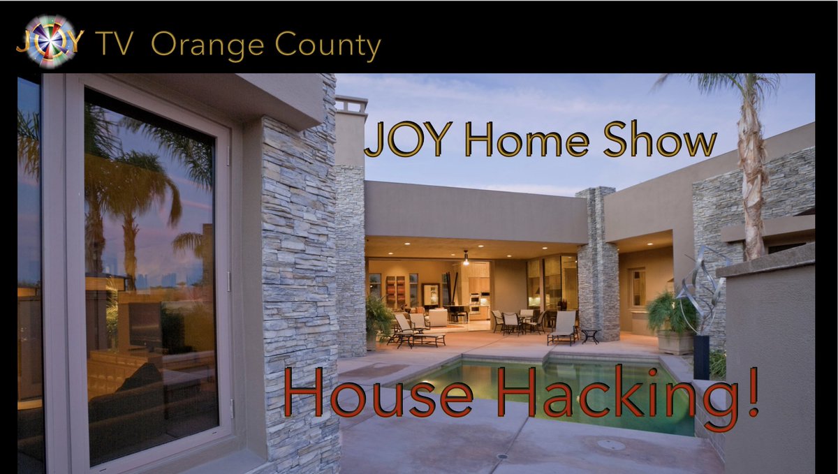 JoyTVNetwork's tweet photo. #HOUSEHACING #ADU #Fullerton #realestateinvesting 

House Hacking Coming Soon to JOYTV on Roku https://t.co/etxu5w7rKP https://t.co/PRO7GYDH8i