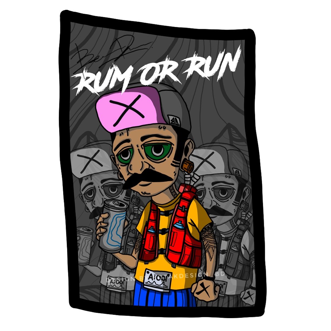 botakbotak26's tweet photo. New art open for sell

" RUM OR RUN "

Format high resolution ( Adobe Illustrator )

Pm for more info tq

Artist for @stfu_nft @botakdesign_bd

#skullart #nft #nftart #nftartgallery #nftcollection #stfunft #stfu_nft #botakdesign_bd #storyofmylife https://t.co/bYMEqNb7E5
