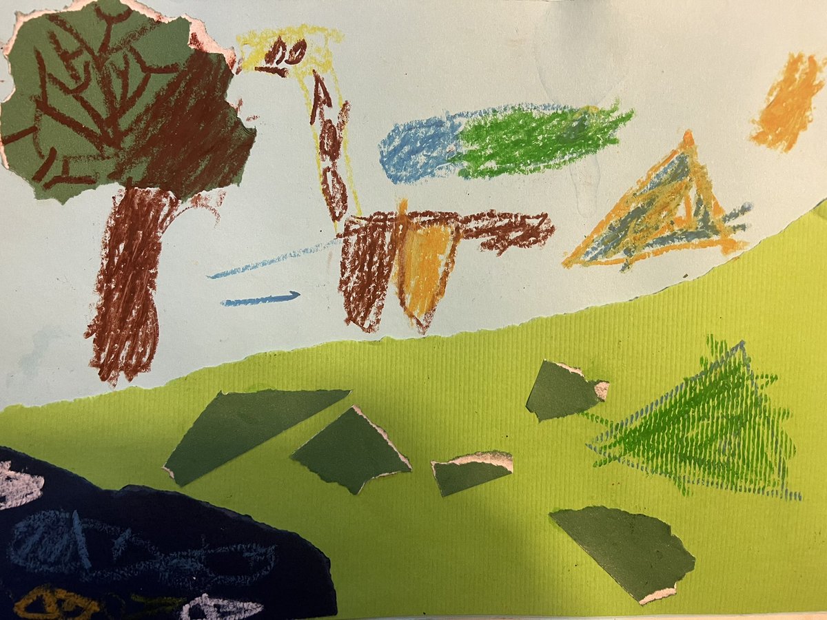 SillyDaddyNFT's tweet photo. This drawing was a Father's Day gift from my kid to me.  Because I was working so hard he wanted to take me outside to relax.  This is the best gift for me! https://t.co/eEFue5N06F