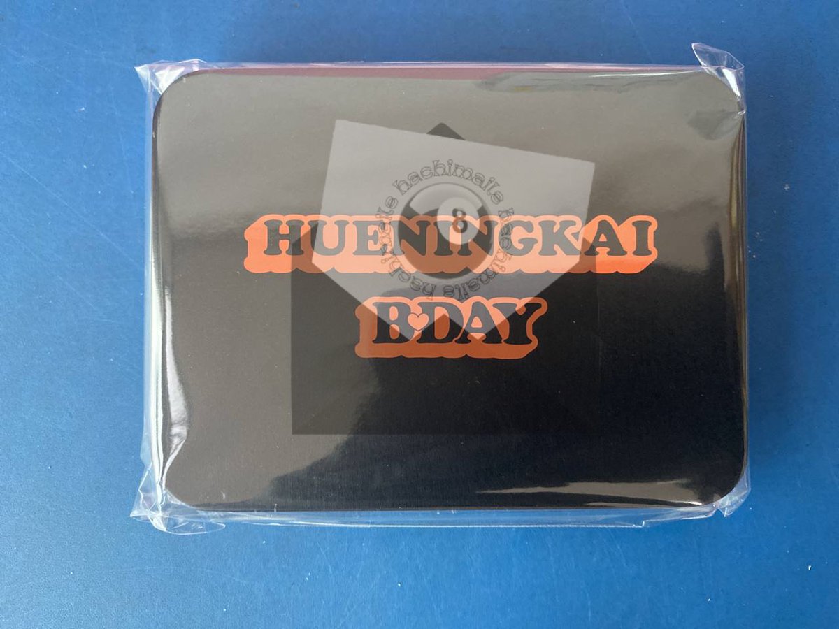 addtohachi's tweet photo. ✴︎ 08.08.22 — #hachitracks ⑧

re: txt hueningkai special birthday party merch 

the following items have arrived at our kr address.

thank you for trusting hachimails ‹𝟹 https://t.co/dlGfIVN7v5
