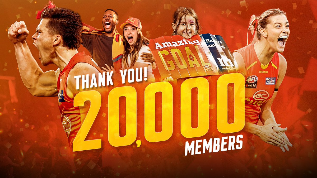 A historic day for our football club. We’ve broken our all-time membership record ❤️💛