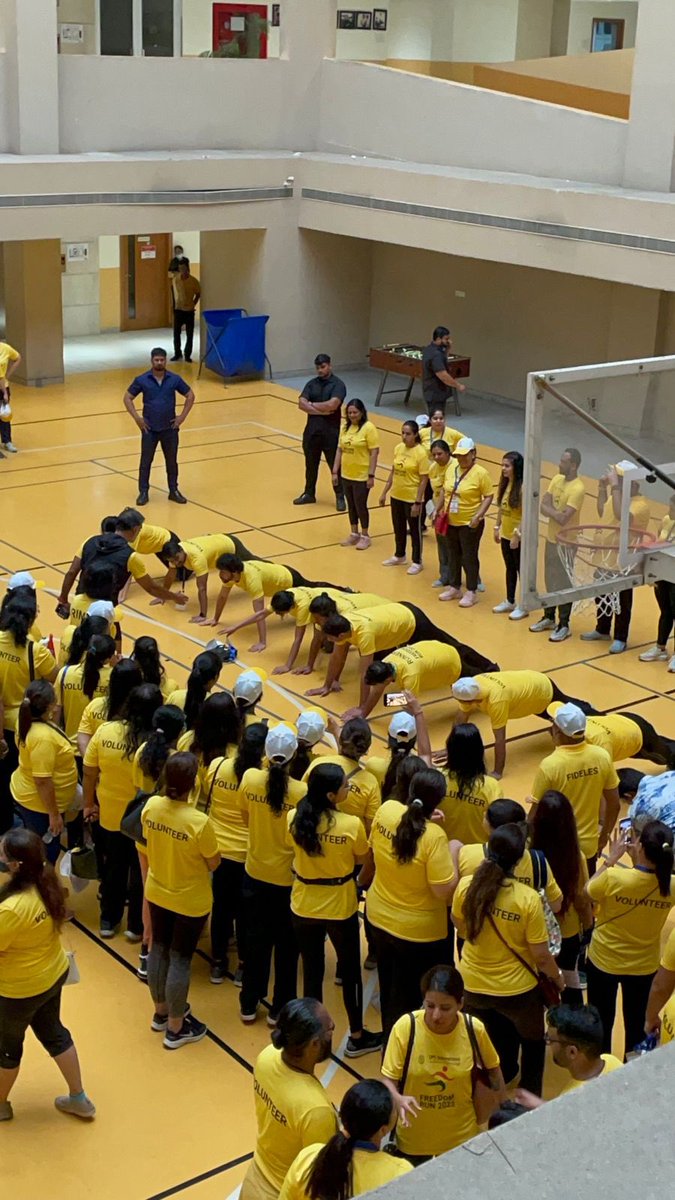 It was wonderful to have the entire school community together on Aug 7, to mark India's Independence Day and spread the message about fitness and a healthy lifestyle with <a href="/milindrunning/">Milind Usha Soman</a> #freedomrun <a href="/DPSI_Edge/">DPS International</a>