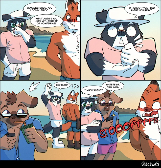 We stare respectfully 👀👀👀

#furrycomic 