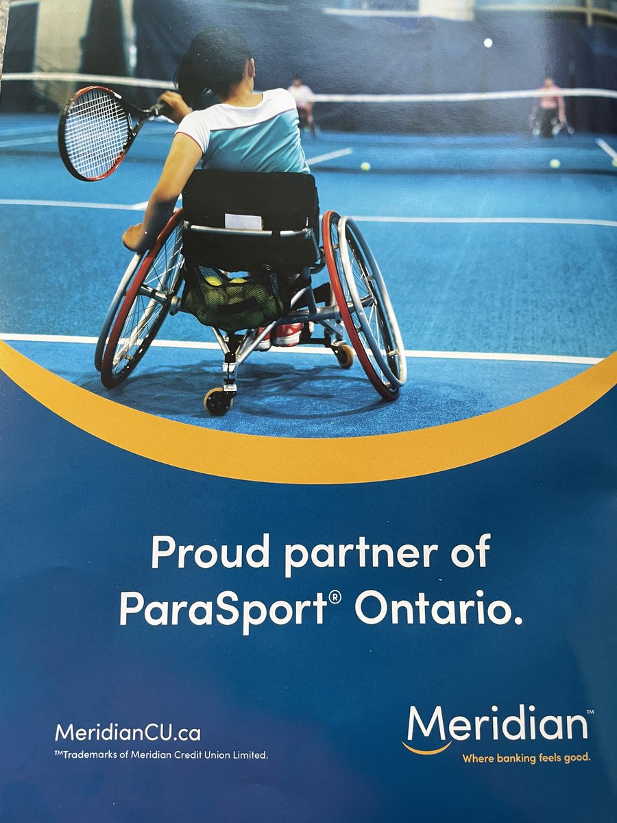 Awesome to see such a great partnership between <a href="/MeridianCU/">Meridian CU</a> and <a href="/parasport_ont/">ParaSport Ontario</a> on full display at the <a href="/2022CanadaGames/">Niagara 2022 Canada Summer Games</a> #inclusivesport