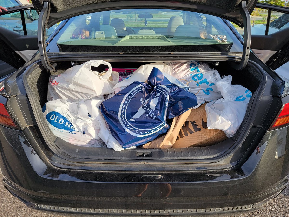 It was much easier (and less expensive) to school shop last year. #BringBackDressCode 😂😉😂 #Kidding #ButSeriousToo