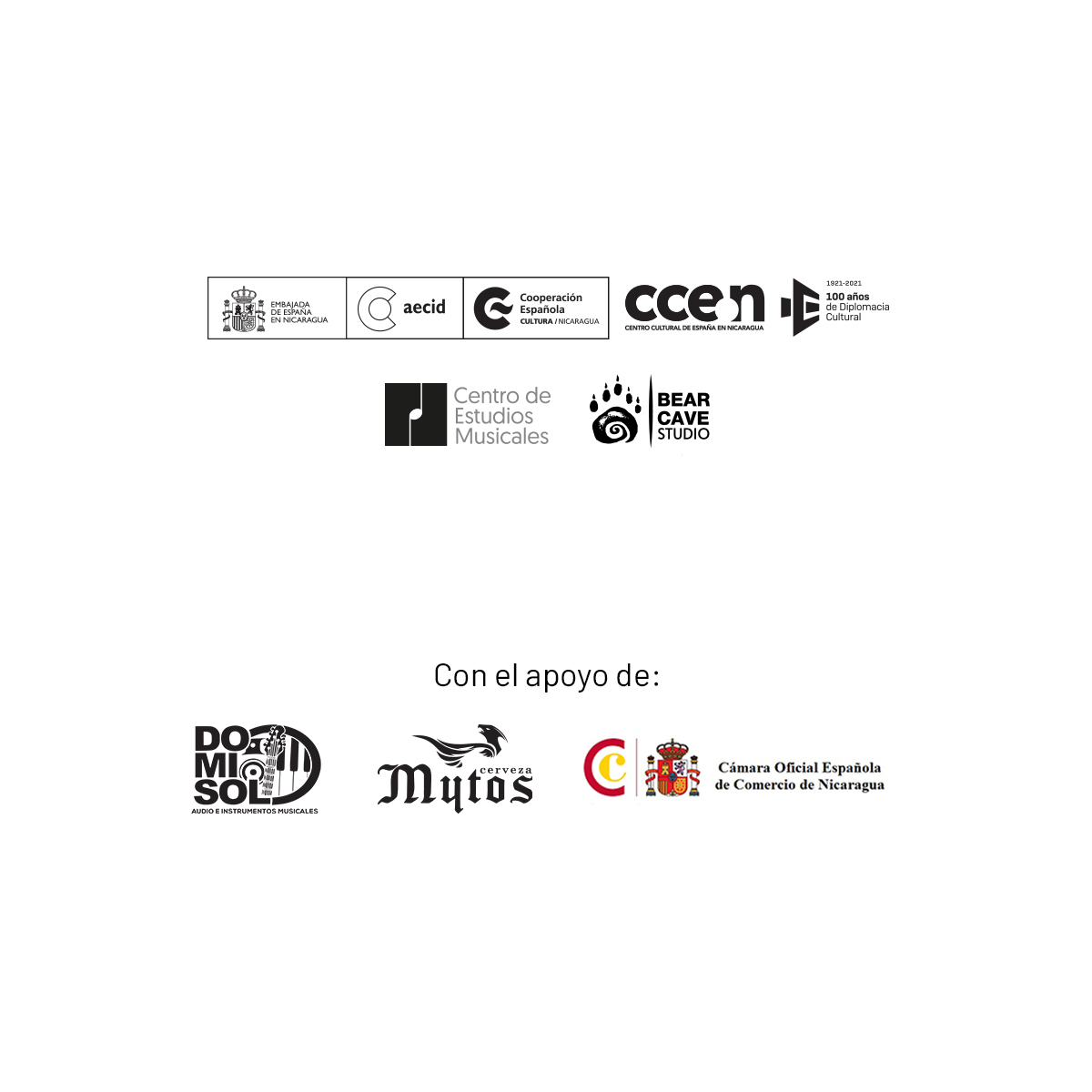 #Invitación | La noche de este viernes en el #CCEN: concierto de electrónica contemporánea y urbana a cargo de <a href="/bronquiobronc/">Bronquio</a> 🇪🇸

⭐️Entrada libre⭐️

Participarán <a href="/cristelxmp/">Crístel</a> y Maldito Pop, ganadores del 𝟐𝟒 𝐁𝐢𝐭𝐬 - 𝐂𝐨𝐧𝐜𝐮𝐫𝐬𝐨 𝐝𝐞 𝐃𝐉𝐬.

👉ccenicaragua.org/evento/bronqui…