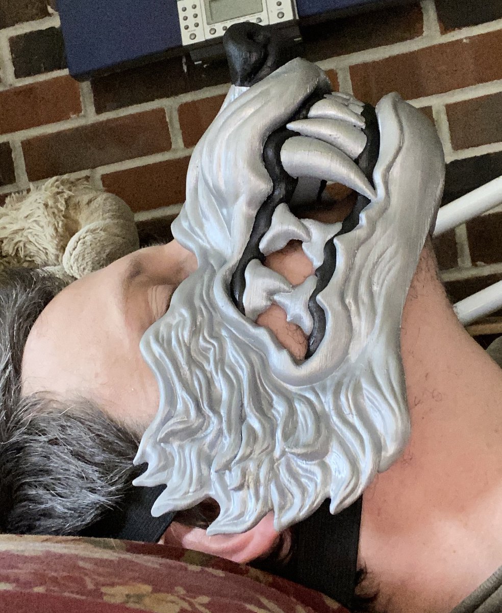 TheMexyWolf's tweet photo. This is the closest thing I can afford to heaven! Feels right! I know I’ve posted this type before. But it’s amazing how much it helps my #SpeciesDysphoria! They can be bought on #Etsy, for as little as $65 USD. #Therian #Wolf #SaveMexicanWolves #SaveTheLobo #axlmovie #robotdog https://t.co/GbMxi0FNBa