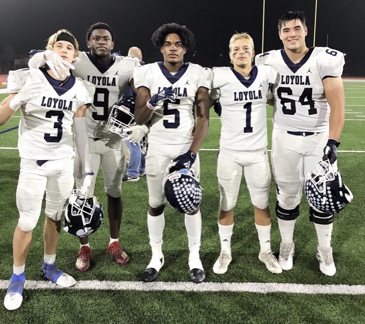 CaliHowzitDude's tweet photo. Before the 2022 Loyola Football season commences, got to show gratitude to the Class of ‘22 Gridiron Graduates. Great standard and foundation set by these young men. Three League Championships and One CIF Championship Appearance. Much more to come in the future. #C4L 🐾 https://t.co/87qZhDrKAa