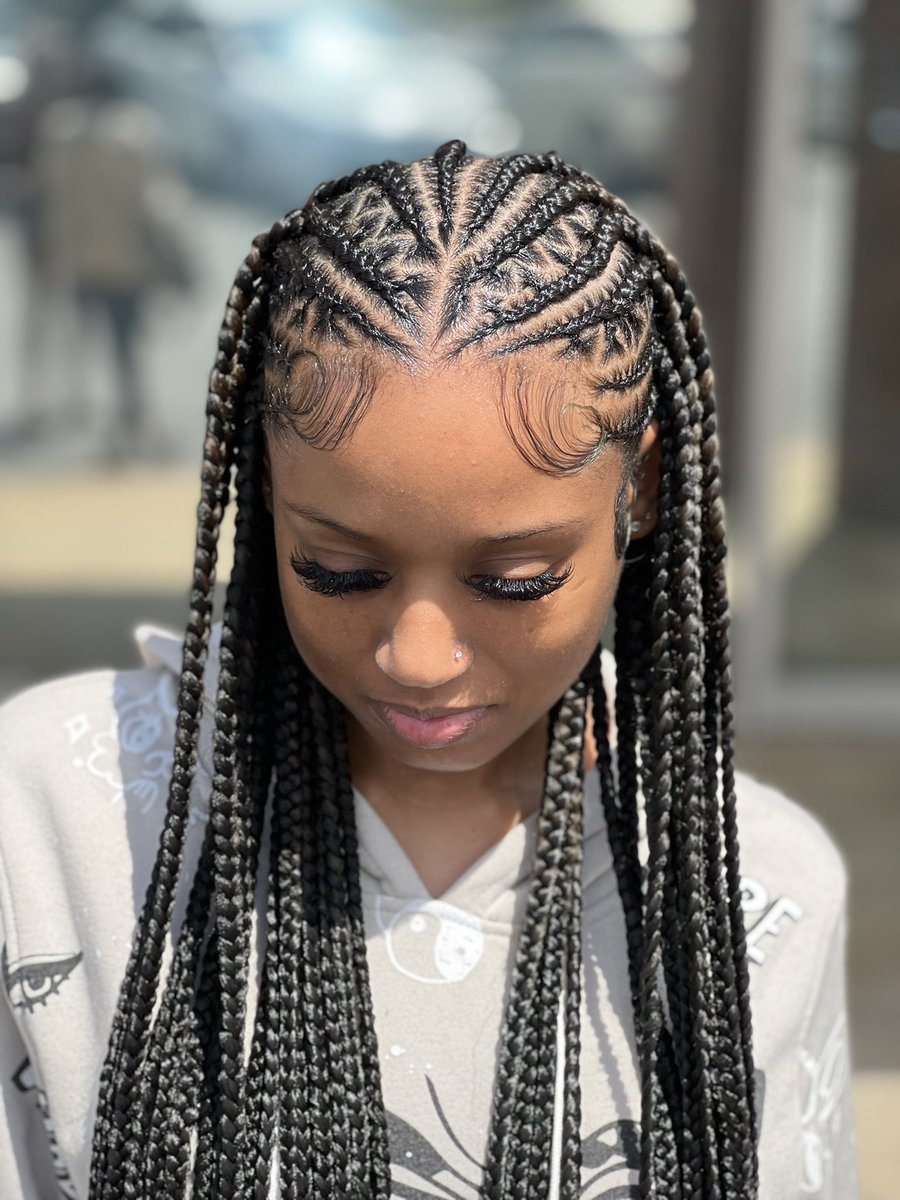 Trible braids 🌸 
#fvsustylist #fvsubraider