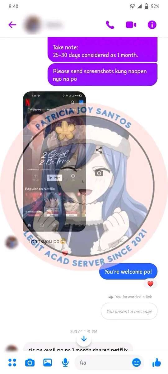 Hi! Proof of transactions. Avail na po kayo ng premium accounts. Mura lang po 🤗

#AcademicTwitter