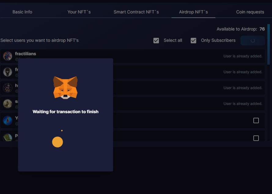 kevinonearth999's tweet photo. Testing the "subscriber only" airdrops :D
So you have the choice to airdrop everyone, or just subscribers. Very useful!
This is how I will execute the #MetaMoments wearable drop.
@y_youmack @PepeGawd and othets, go lmk what you got ;) https://t.co/P1aB5uLdhT