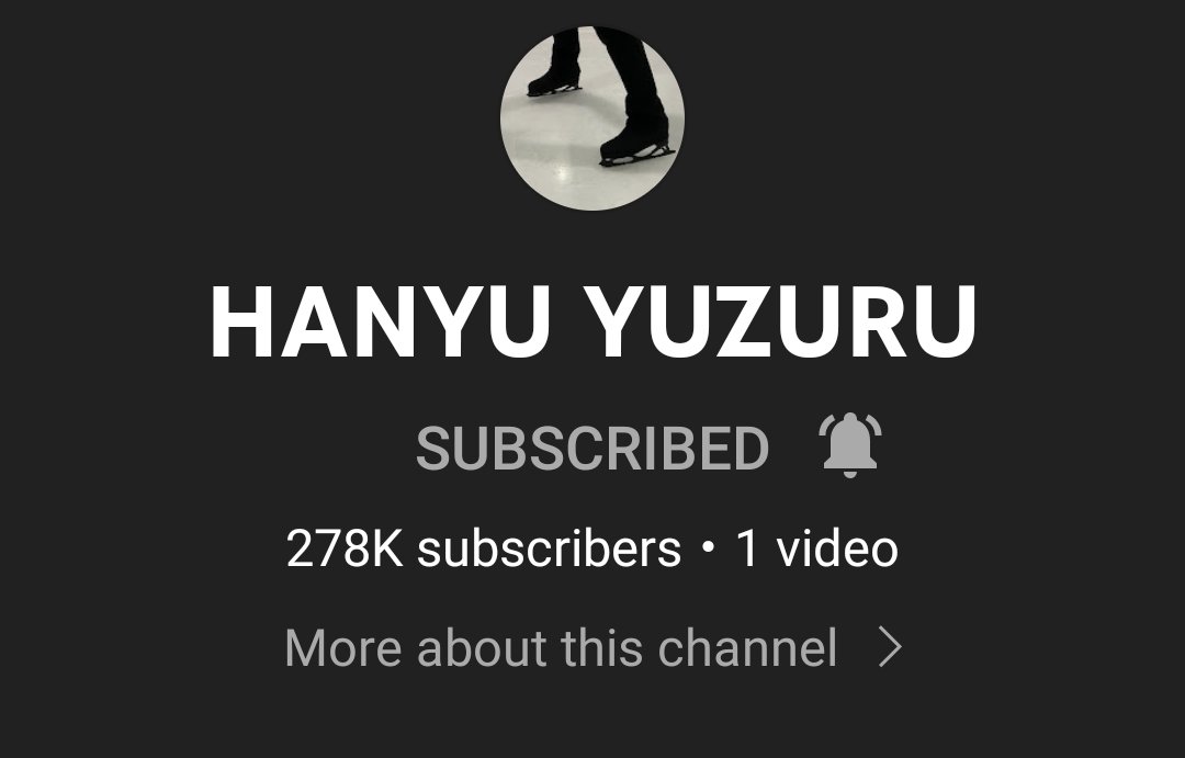 rondokitty's tweet photo. We now can official say it LMAOOOO

In 14 hours Yuzuru Hanyu 1 video empty YouTube channel that has his feet as pfp surpassed the ISU 😂 https://t.co/i5K9ADOqDf