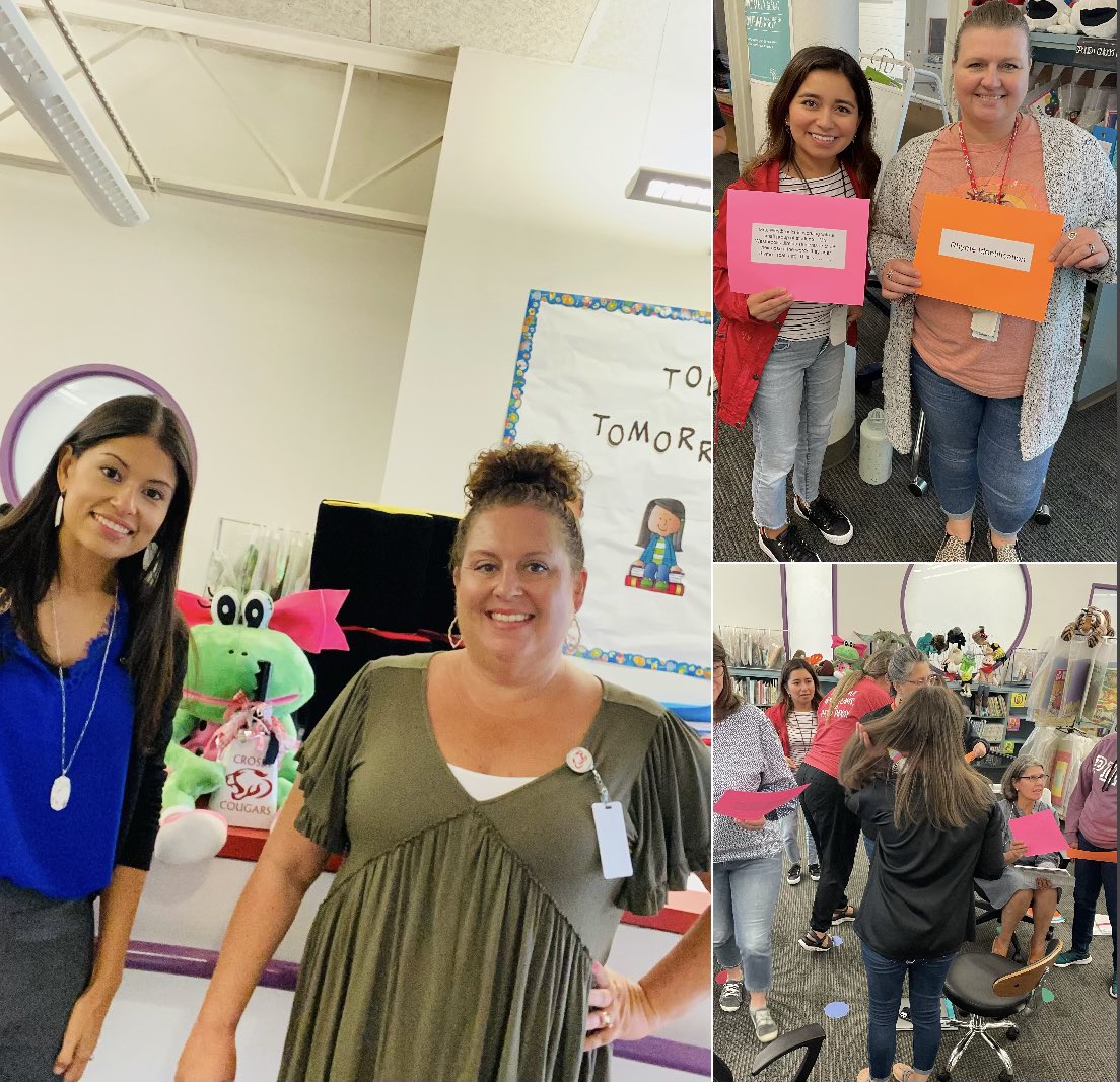 PhaedraJackson's tweet photo. Pre-K teachers had a blast differentiating between Phonological Awareness and Phonics instructional practices. #BetterTogether @CrosbyISD https://t.co/3Eow9tirYH