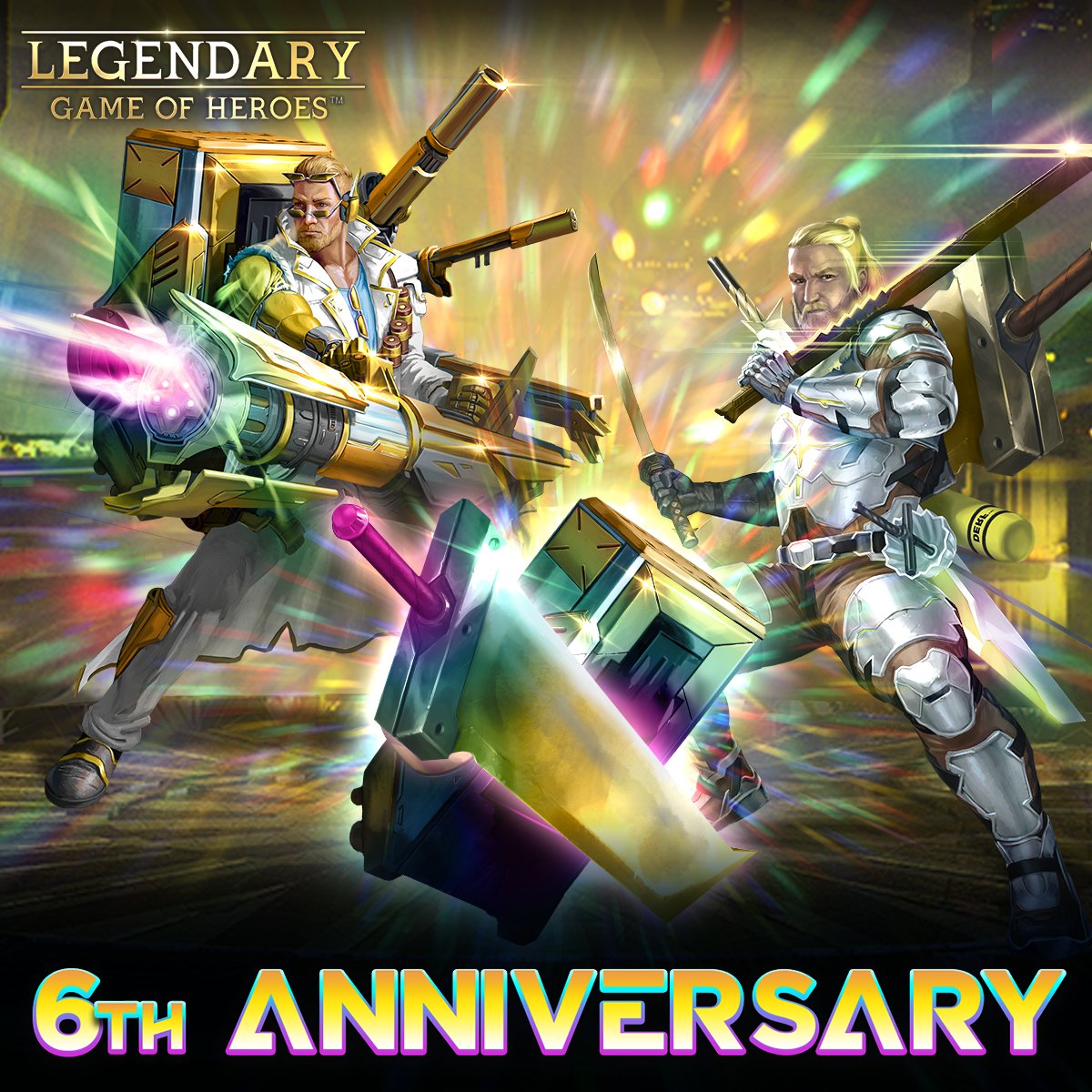 Legendary's 6th 🥂Anniversary🥂 is upon us; with it, an ❣️extraordinary event❣️! Each guild, in its entirety, will be placed into 1️⃣ of 2️⃣ teams, Team Shane🏅 or Team Nick🏅 To learn more about this event, head over to our Facebook: ow.ly/w26n50KbQL5