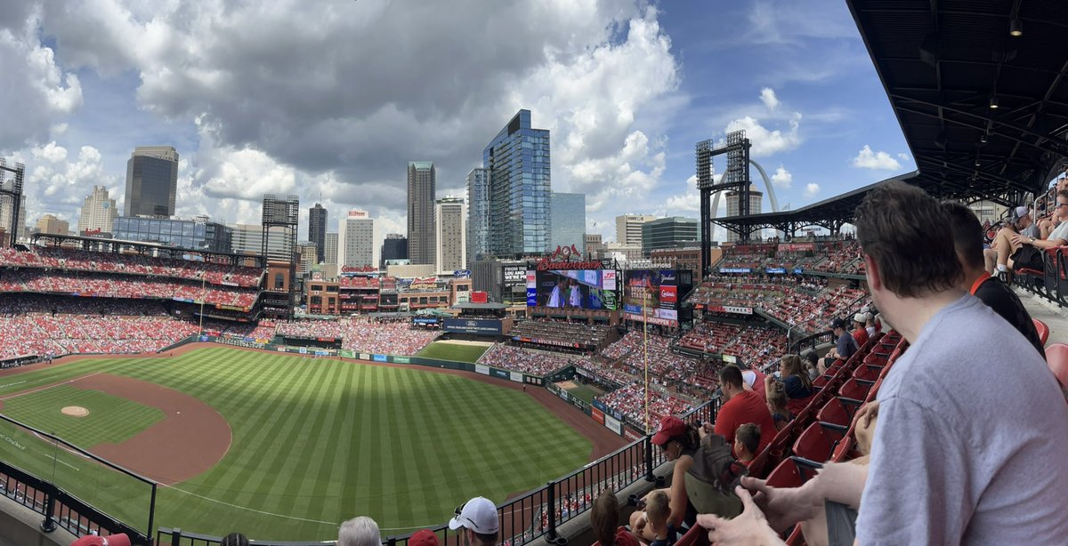 Got to watch the Cards sweep 🧹the Yankees with my oldest son and 46,000 of our closest friends!

#stlcardinals