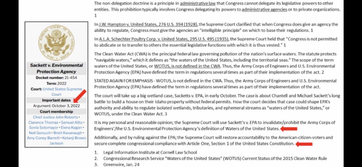 biggs1_terry's tweet photo. @BarakatTameem @WokeLawyer @puddy125 Sackett’s vs EPA …Time to end the EPA &amp; USACE overreach! 😉

…The midterms will take care of Lisa Murkowski! 🤔😏

It’s time to mine Pebble…😎 https://t.co/IEGRoOjxwQ