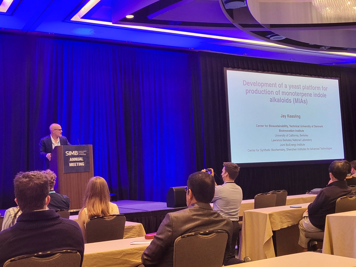 Moon_Synth_Bio's tweet image. #SIMBAM2022 @SIMB_Microbio started with @jaykeasling @Keasling_Lab @jbei