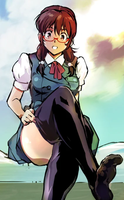 はやくも暑いな。タイツを穿かせねば。 