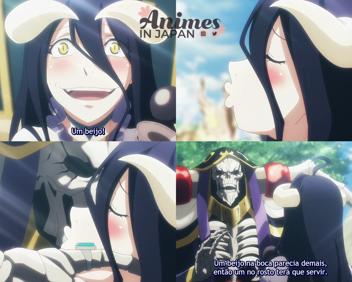 Animes In Japan 🎄 on X: Sem beijo na boca, Albedo! (via: Overlord IV)   / X