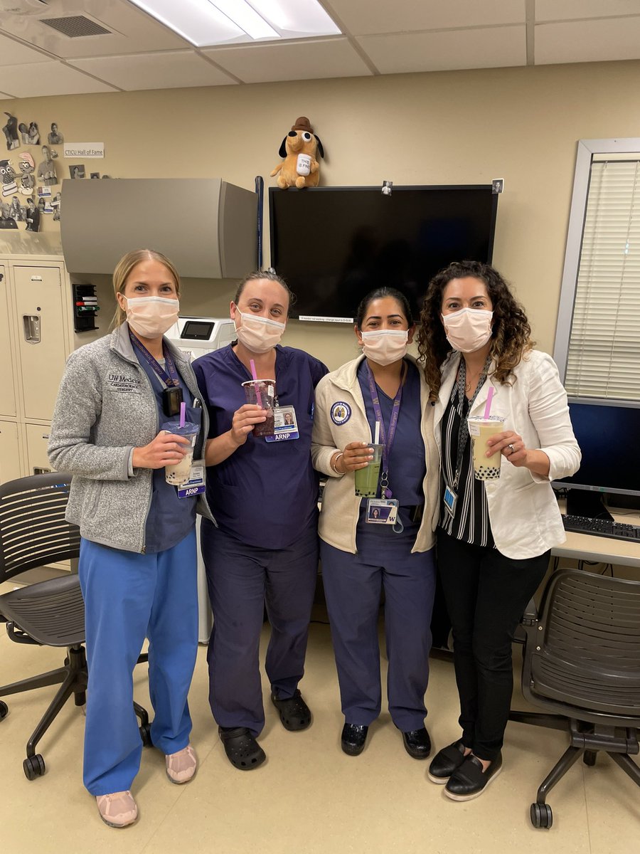 Rounding out two amazing months in the CTICU with this awesome girl gang led by our fearless attending <a href="/NikraDoc/">Sara Nikravan, MD, FASE, FCCM</a> #CTSurgery #5SA <a href="/UWCTSurgRes/">UW CT Surgery Residency</a>