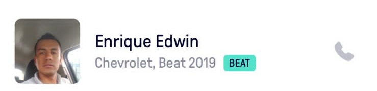 Hola!, les quiero compartir mi terrible y angustiante experiencia de anoche con este señor en la aplicación de beat...... Eran era 🧵