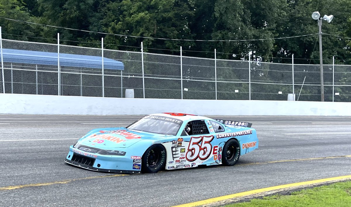 .@markwertz55 brought two No. 55 @KeenParts hot rods for Twin 50 races last night @LangleySpeedway. @markwertz55 No. 55 - finished 5th and 6th @DannyEdwards_26 No. 55E - finished 6th and 2nd