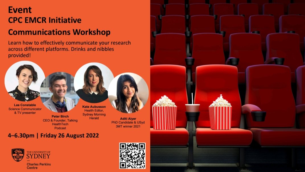 Meet our fantastic line-up of speakers!! 🤩
CPC EMCR Communications Workshop!

26 August 2022, Friday, 4-6pm, at CPC Level 6 Seminar Room

Limited spots available, so register now!! 
👉🏼 bit.ly/3d9118g

Networking with nibbles and drinks follows. 😉