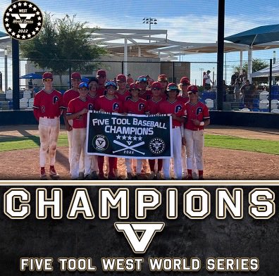 🏆CHAMPIONS🏆

Congrats to Easton Prime on winning the 15U National Division of the <a href="/FiveTool/">Five Tool Baseball</a> California West World Series!

#WatchEm
