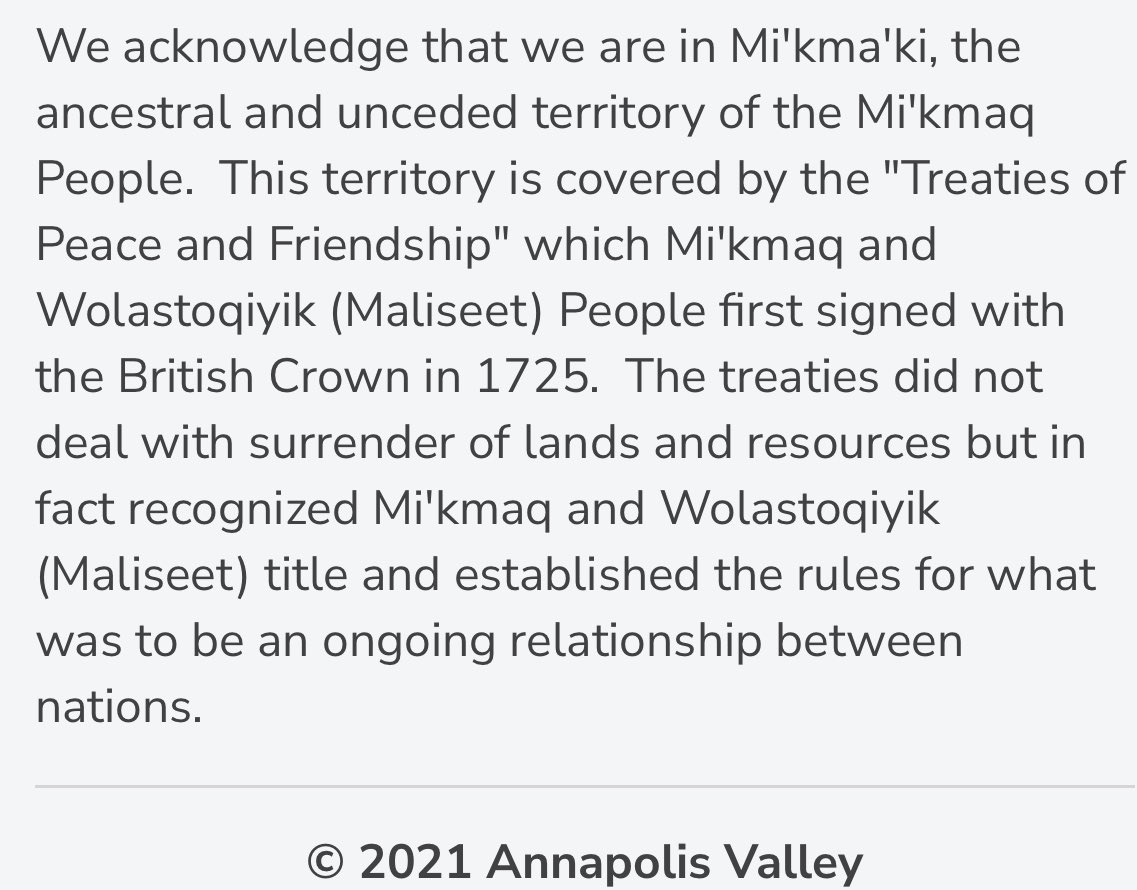 While I’ve had increasingly mixed feelings over whether acknowledgements to Indigenous peoples simply assuage guilt while justifying inaction, this one goes further than the Supreme Court of Canada in R v Marshall where I was counsel.

This one is educational,
not tokenism.