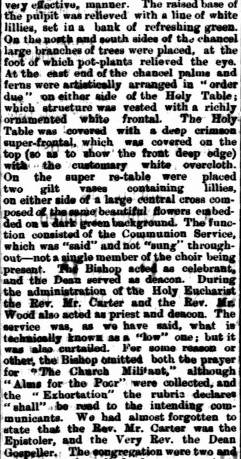 AustAnglican's tweet photo. 8 August 1888: first service held at the new St George's Cathedral, Perth. https://t.co/zD0OkaulyU #anglican #134years @Perth_Anglican The day began with a substantial thunderstorm, although skies cleared for the opening services. Some interesting details of the service below: https://t.co/DK2hD1IJCX