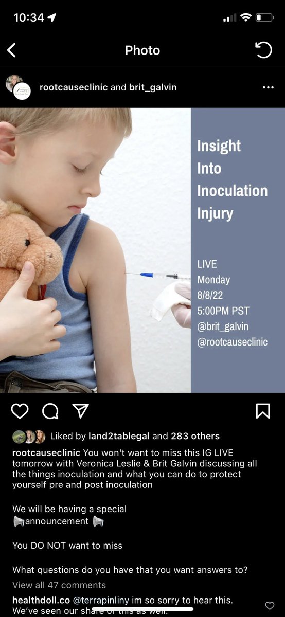 @DrTessaT @SpkJayIII I don’t know who else to tell. I wanted to share this with anyone with an audience of v injured ppl. Root Cause Clinic is doing a live IG tmrw for v injured ppl and how they can help. Share if you feel inclined.