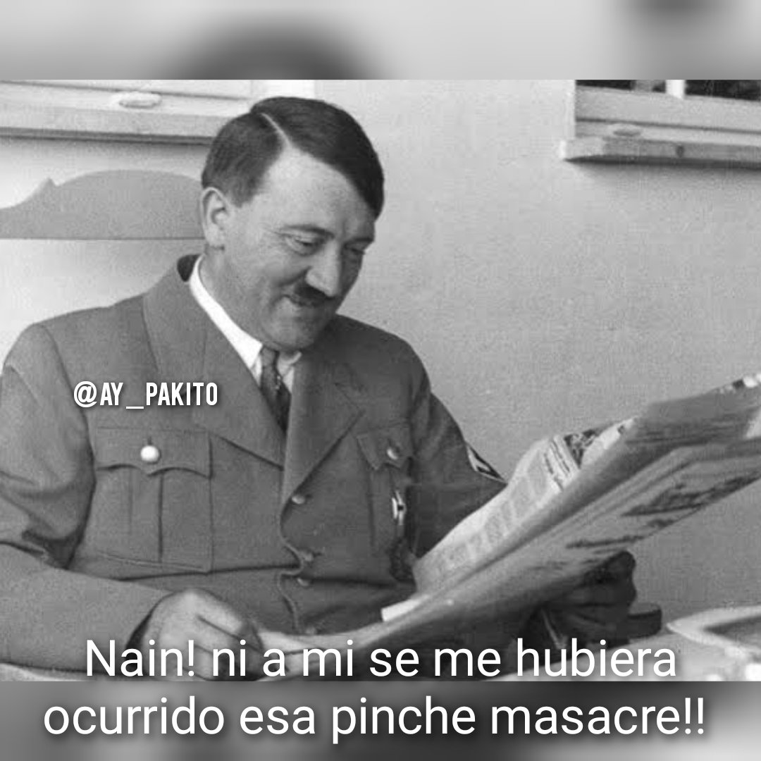 AY_PAKITO's tweet photo. Hitler viendo el resultado #PumasBarcelona jajajajaja 6-0 #Pumas #BCNvsUNAM #FCBarcelona https://t.co/fxoOWpCYJf