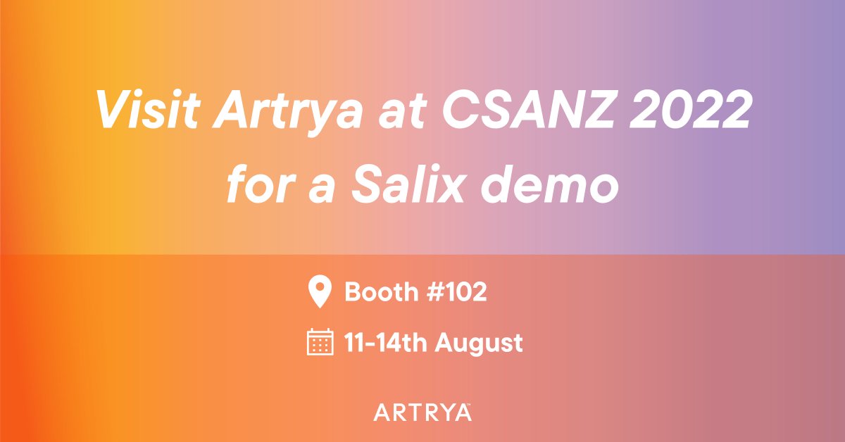 The Artrya team are looking forward to attending CSANZ on the Gold Coast, our first in-person Australian conference! Visit our team for a Salix demonstration. #CSANZ2022

Salix Coronary Anatomy is entered on the Australian Register of Therapeutic Goods, (ARTG 347719).