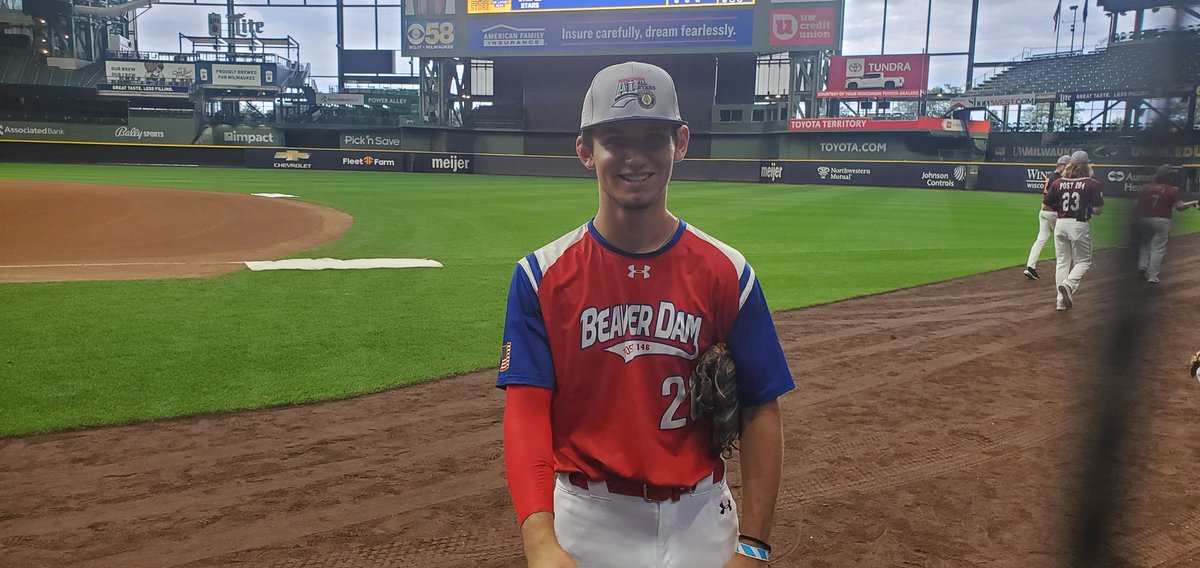 bdlegionbsbl's tweet photo. Congratulations Alex! He finished his Post 146 career as an All-Star at Miller Park! https://t.co/nBeO2xI385