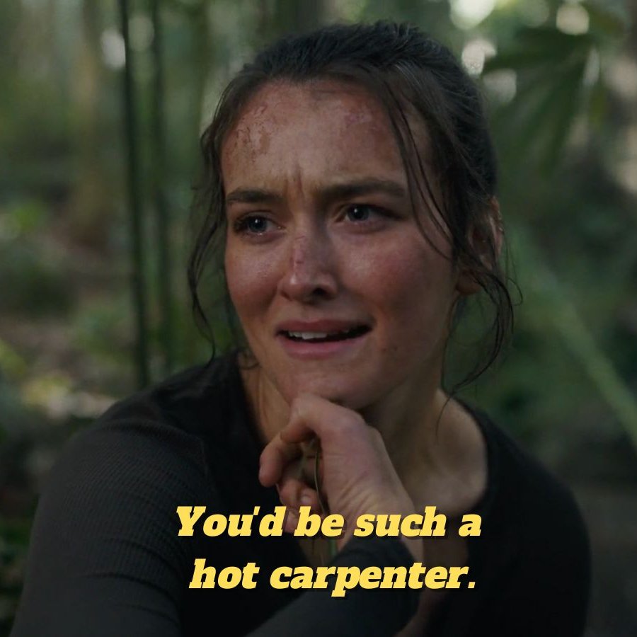 TheWildsLines's tweet photo. "You'd be such a hot carpenter."

"Ty ^^."

- The Wilds, Leah &amp; Rachel

#SaveTheWilds #RenewTheWilds 
BRING BACK THE WILDS https://t.co/NGb6TLnOau