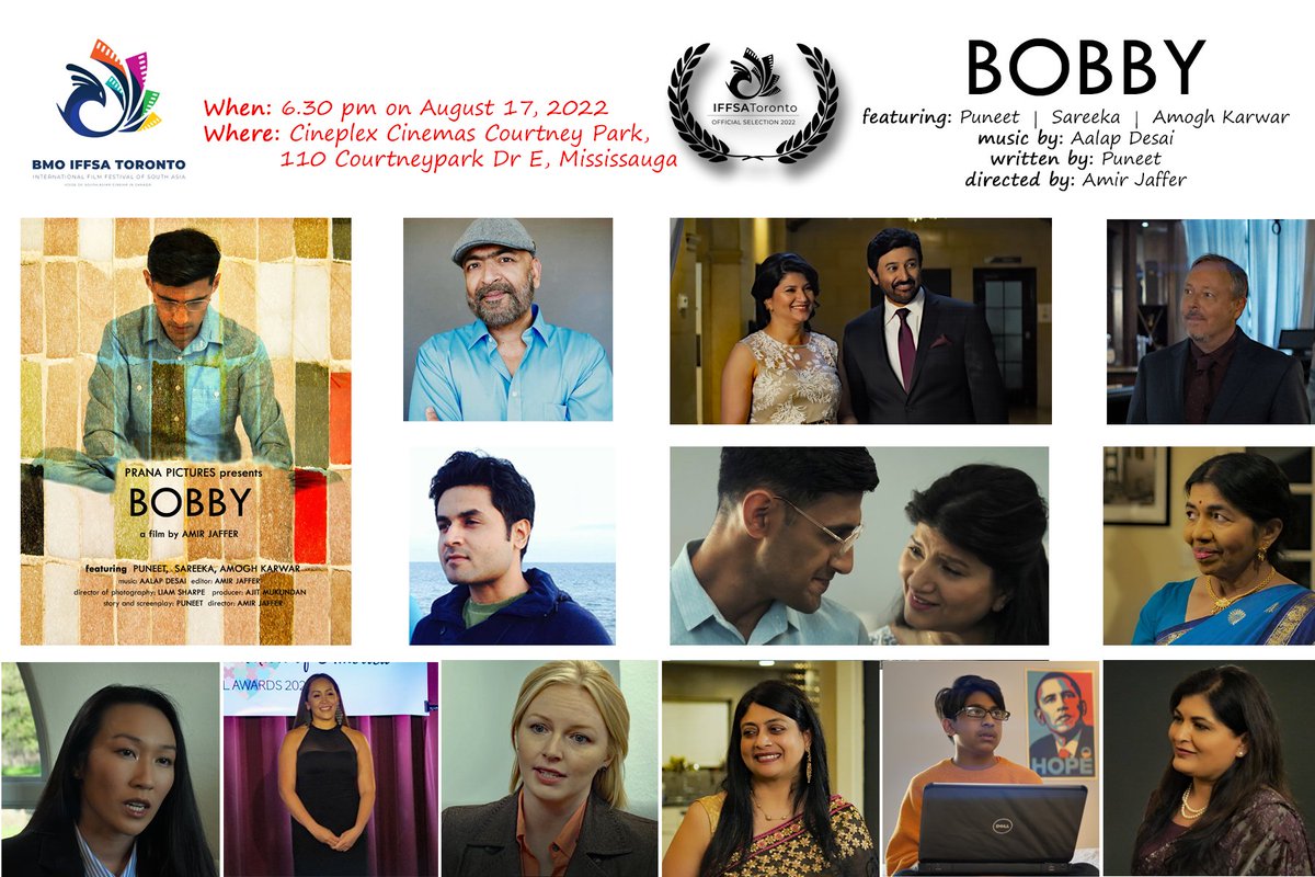 Next week in Toronto!! @IFFSAToronto screens BOBBY at 6.30 pm on Aug 17 at Cineplex Cinemas Courtney Park, 110 Courtneypark Dr E, Mississauga. If you are in Toronto or nearby, get your passes at - iffsatoronto.com/movie/bobby/
Support #inclusion
#loveisallthatmatters #autismacceptance