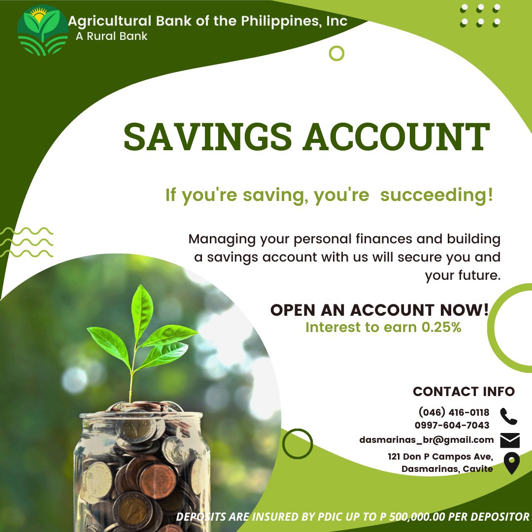 phil_agribank's tweet photo. OPEN AN ACCOUNT NOW!

https://t.co/l3TZ1K8i7A https://t.co/J6Aoe37TP7