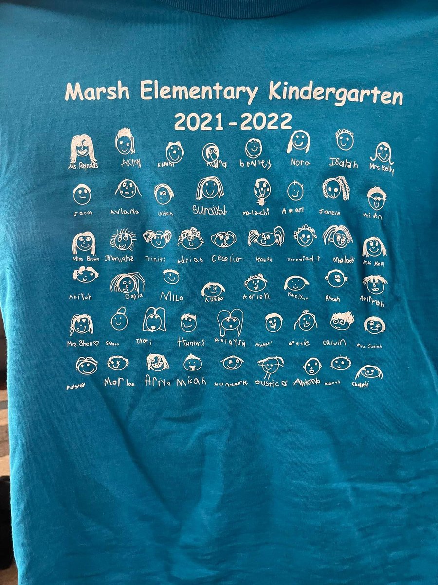 SMShell3's tweet photo. ⭐️Update on my kinders’ stolen shirts 👕 

@aplusimages and @DonorsChoose worked together and the shirts will be here for back to school night! ❤️

🏬 2 wonderful organizations who truly showed kindness, compassion, and their mission: doing what is best for kids. ❤️ https://t.co/coJcZyofae