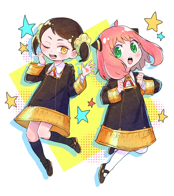 別垢でのっけたものですが…ベキアニャ?#spyxfamilyfanart 