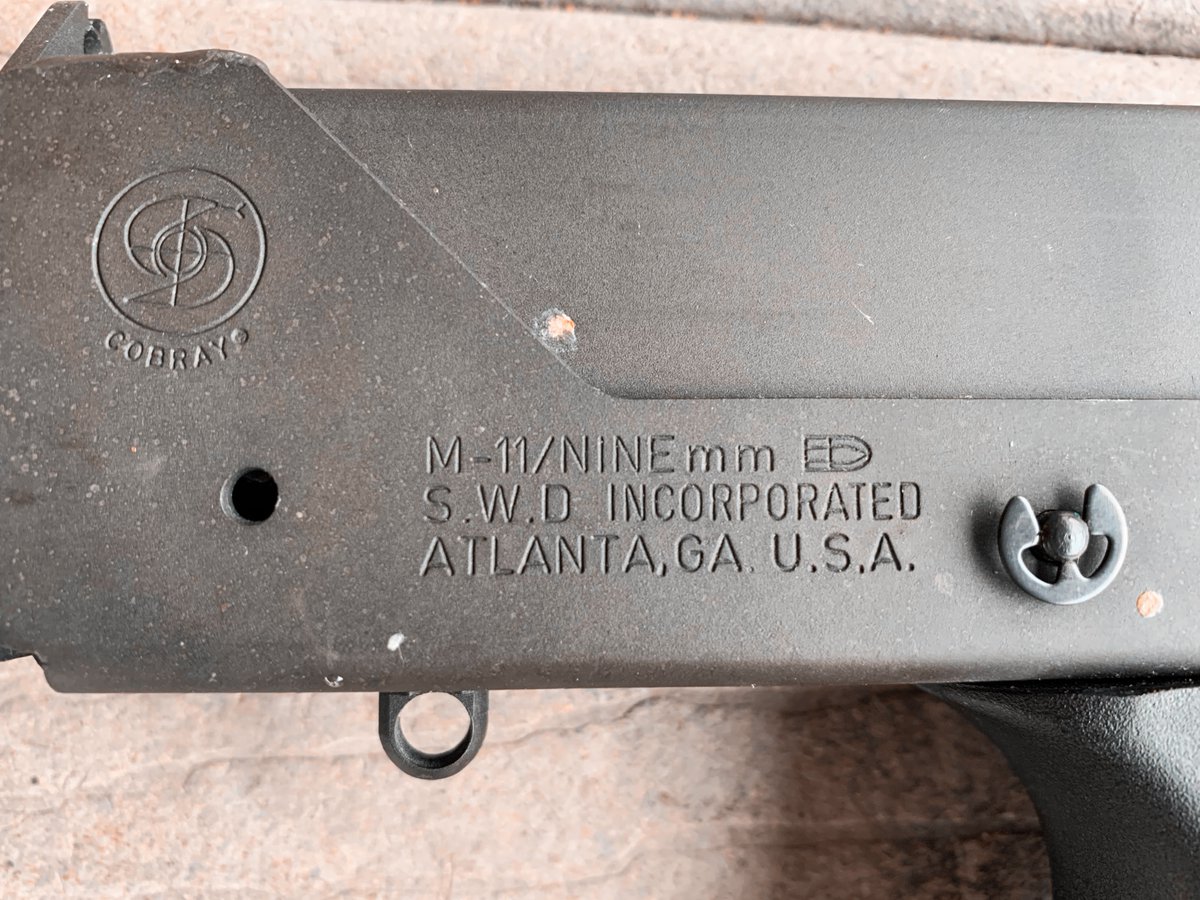 FirearmsHistory's tweet image. It was a beautiful day to be out at the range ... and what better for precision target shooting than a Cobray M-11? Let's be honest: if you're a Gen-X'er like me, you're thinking about Miami Vice when you bust out the Cobray. #cobray #sundaygunday