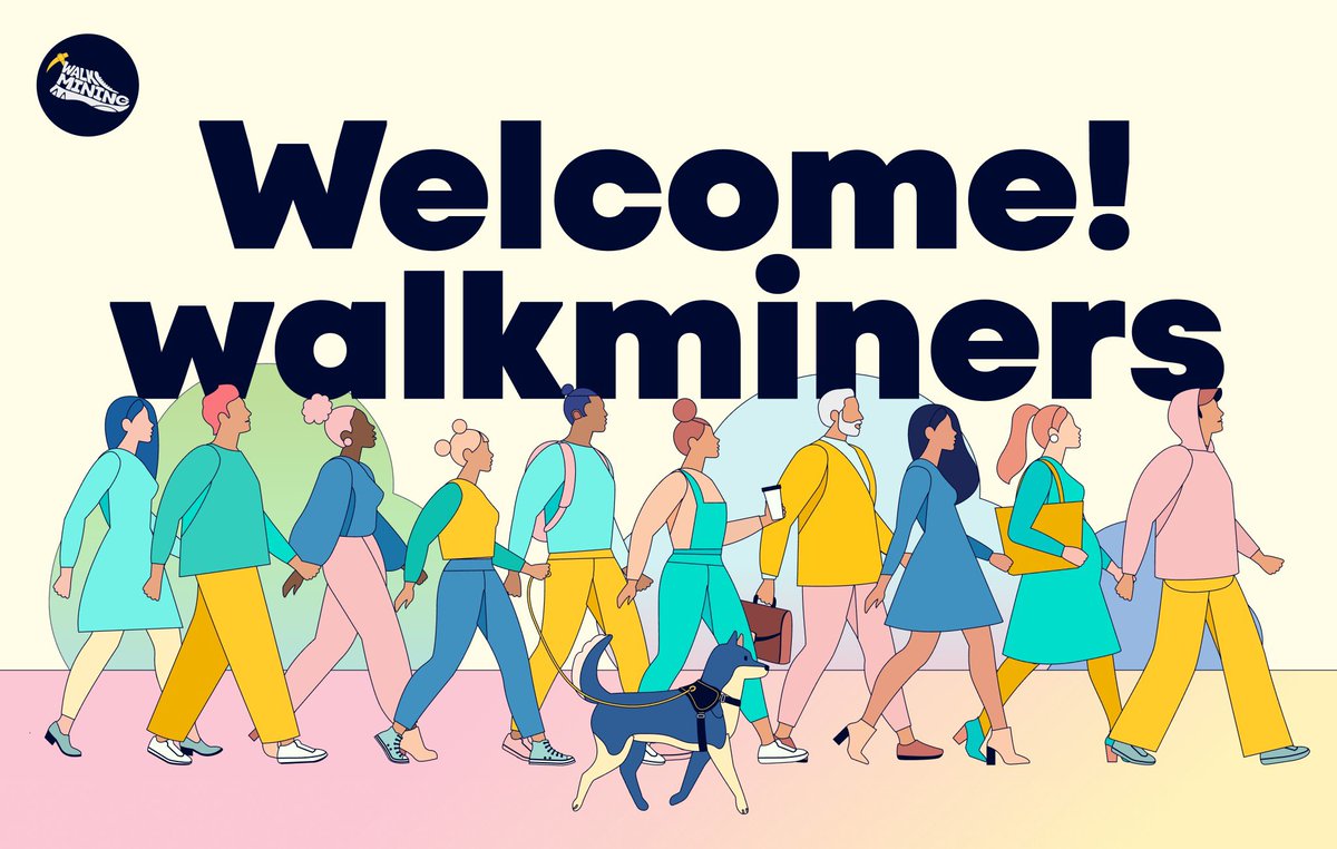 Welcome 'walkminers'! 

Walkmining is a #web3 #fitnessfi service that helps users to mine tokens by just WALKING. Proud to finally show our #move2earn service to the public!🏃‍♀️