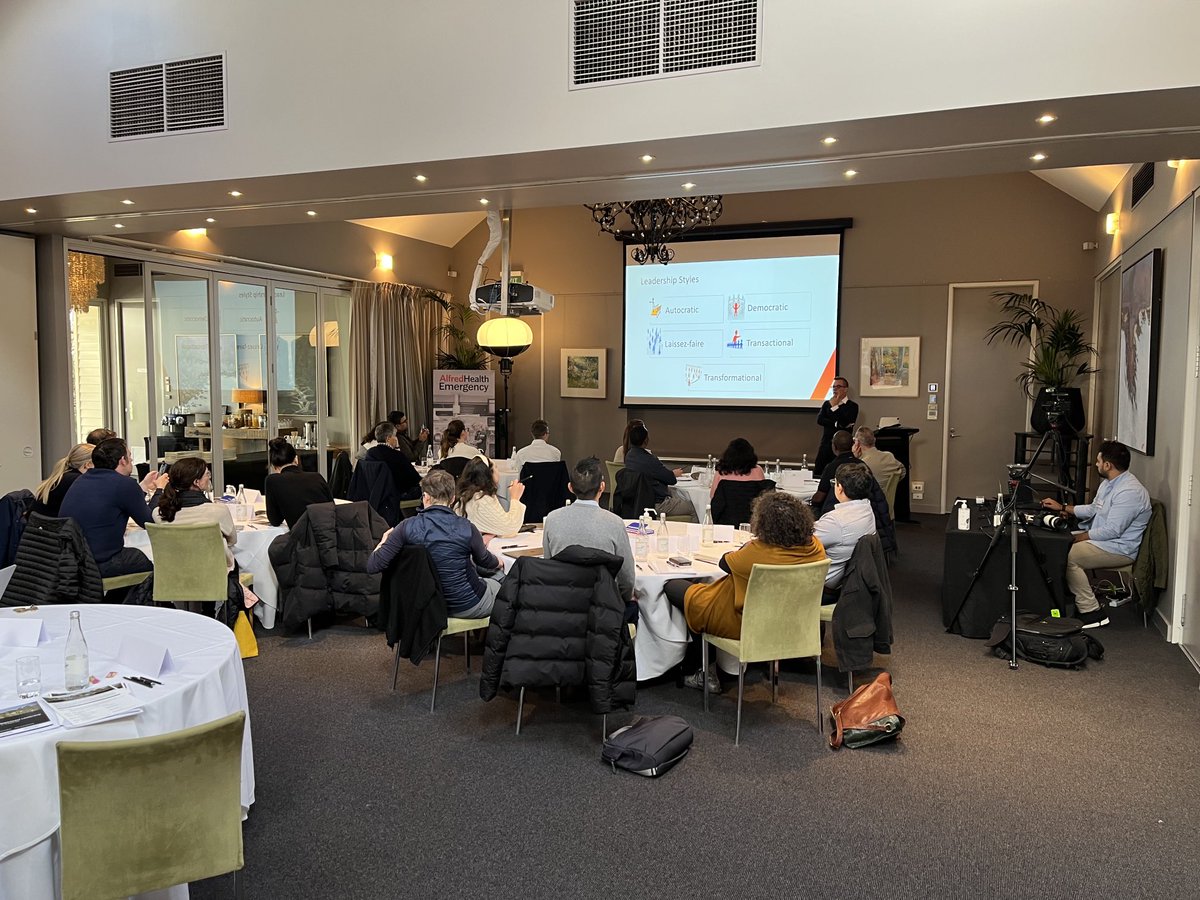 Another great EDL course at Daylesford, fantastic group, nice setting.#EDLeadership2022 ⁦<a href="/EmergEdu/">Alfred Emergency Academic Centre</a>⁩