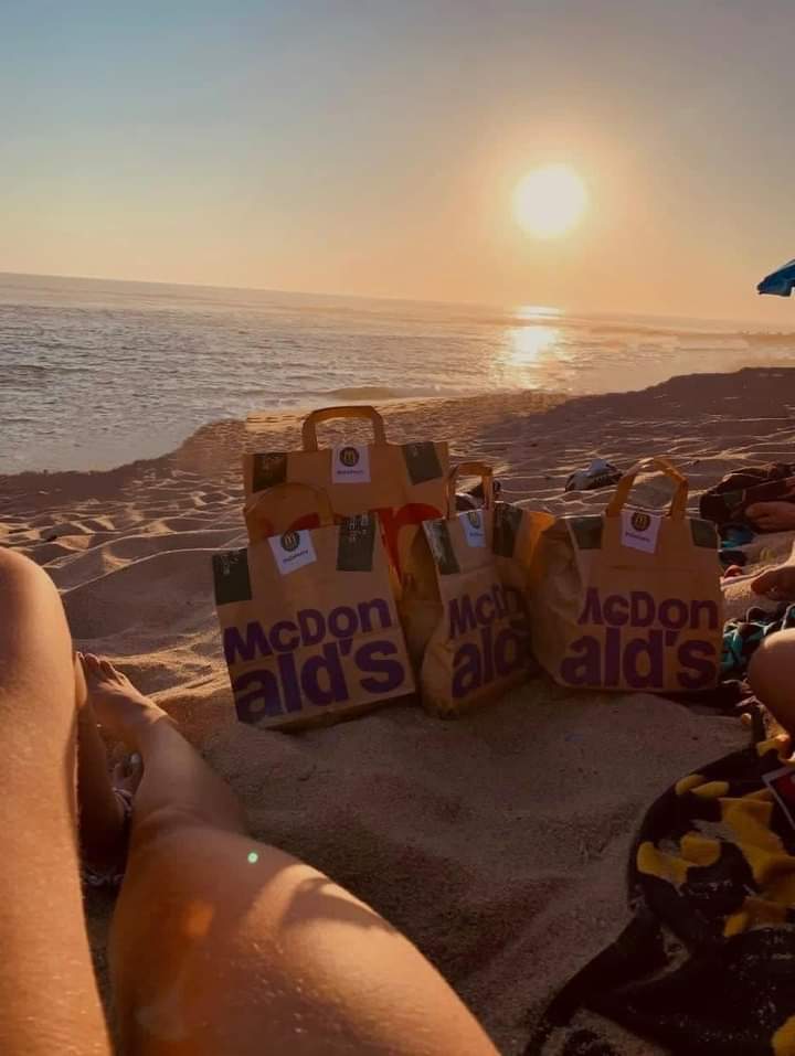 un plancito así en la playa: