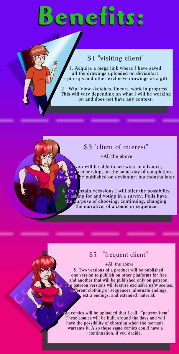 MSAnnaTSF's tweet photo. I present to you the basic levels of my patreon and the highest level of payment https://t.co/xbDcoUOPAf