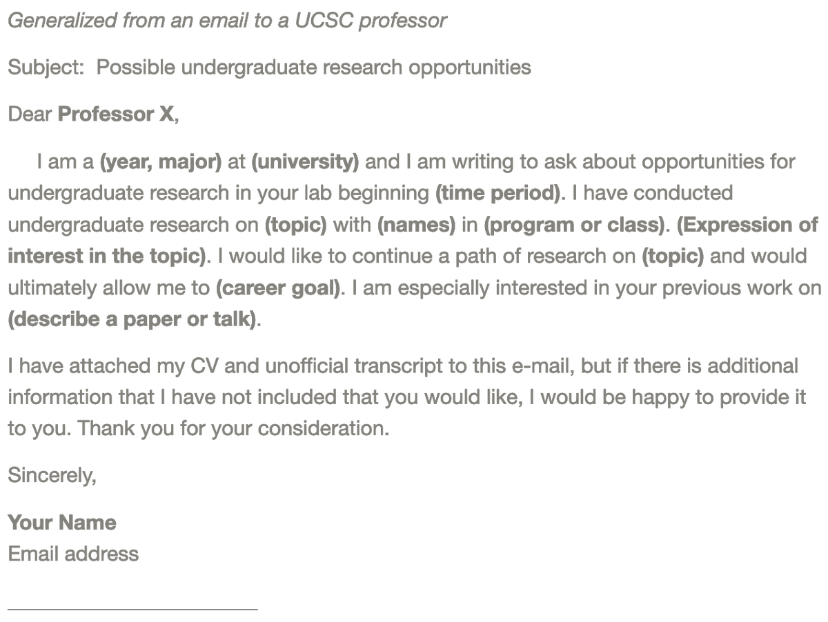 How To Email A Prof About Research