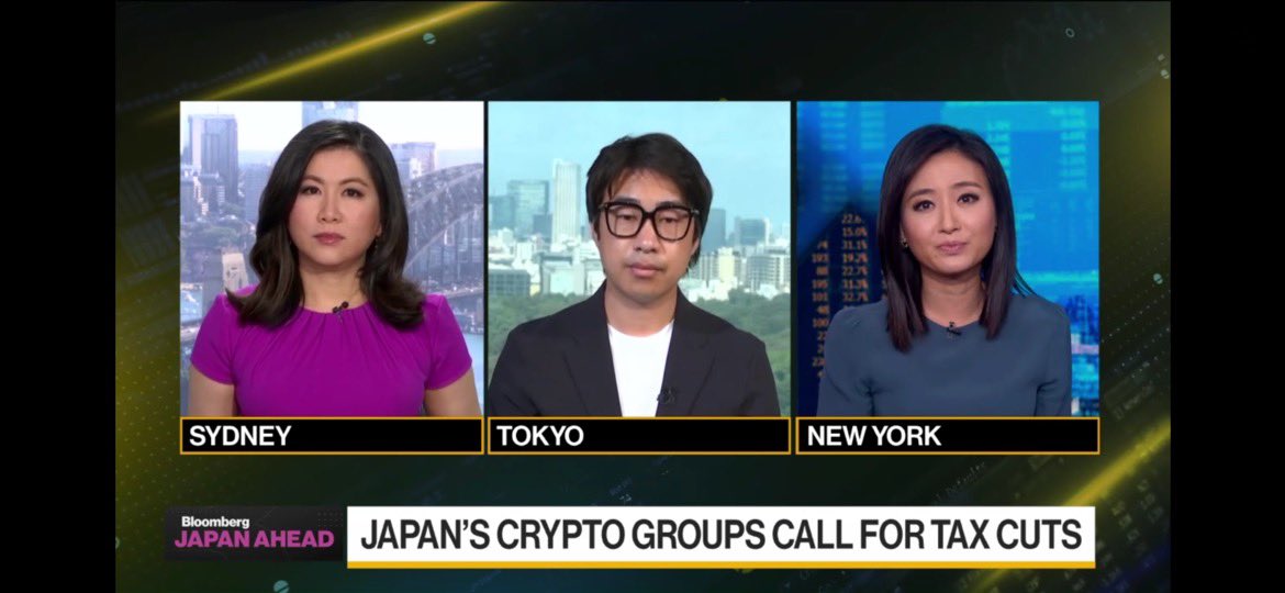 WatanabeSota's tweet image. I just spoke at Bloomberg news and shared my view on Web3 and policies of Japanese government. Let’s push Web3 forward.